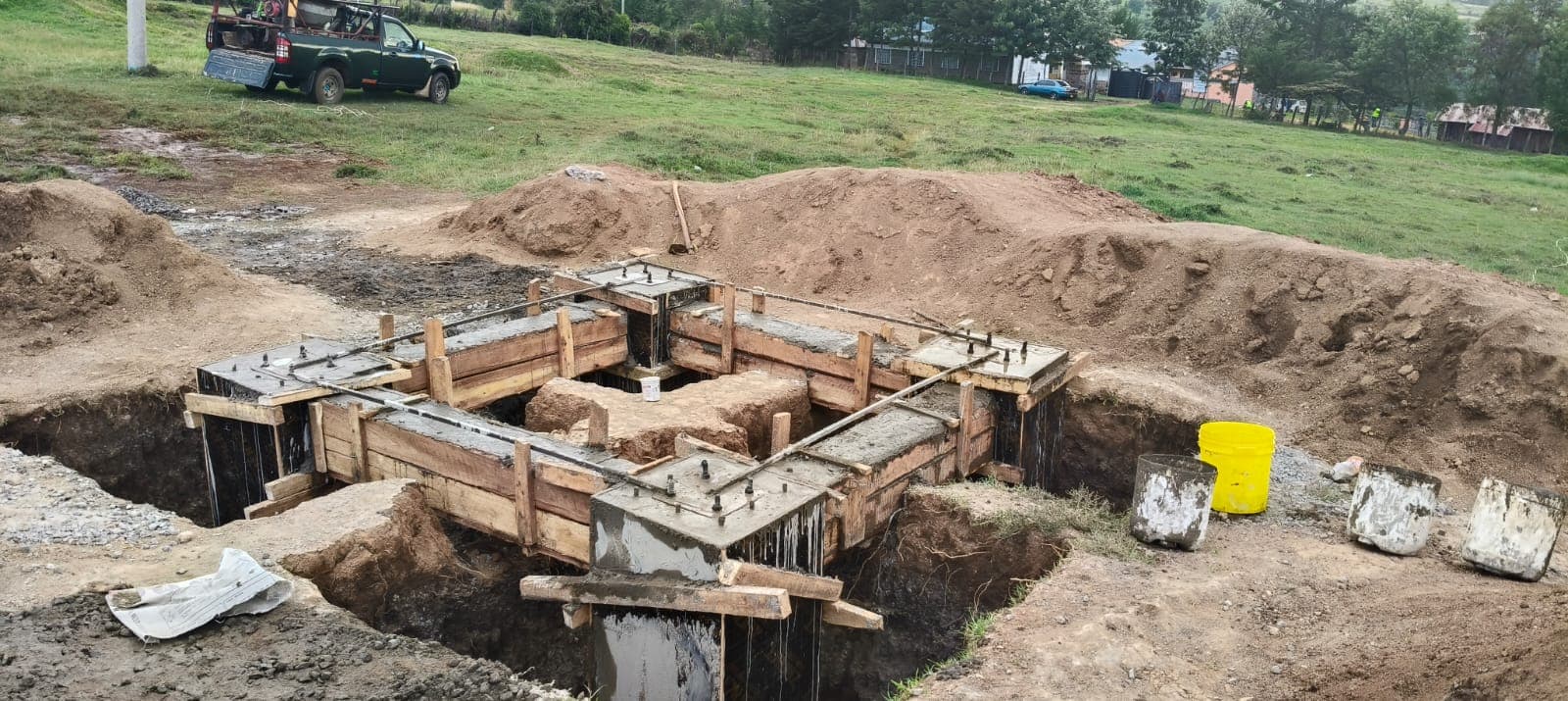 Steel Tank Stand Foundation — Nyeri